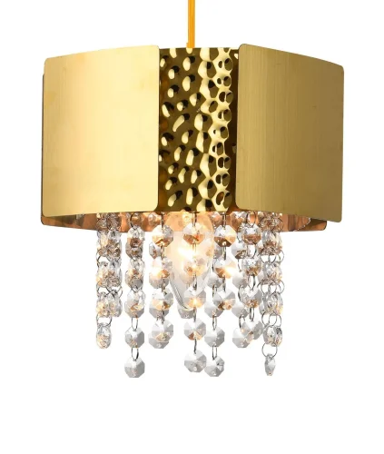 Светильник подвесной EMPIRE 76014/1W GOLD Natali Kovaltseva прозрачный золотой 1 лампа, основание золотое в стиле классический  фото 2